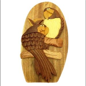 Carver Dan “Two Parrots” Puzzle Box